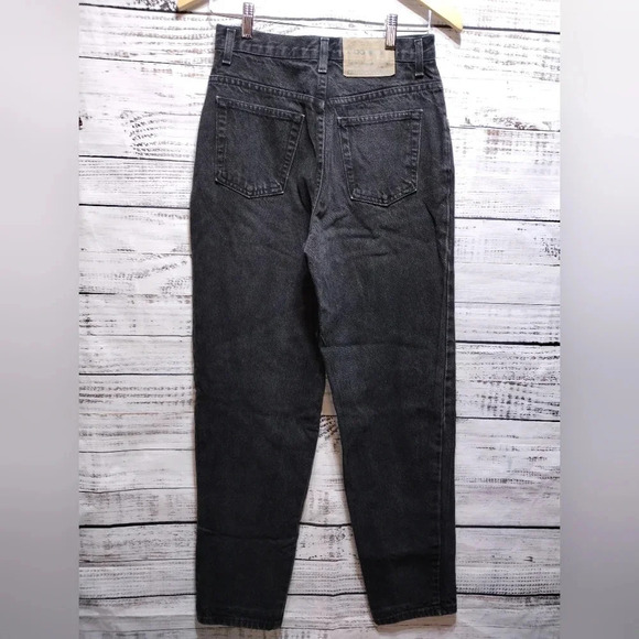 Bonjour Mom Jeans in Black size 10 High Rise Classic 90's Straight Vintage - Picture 2 of 4